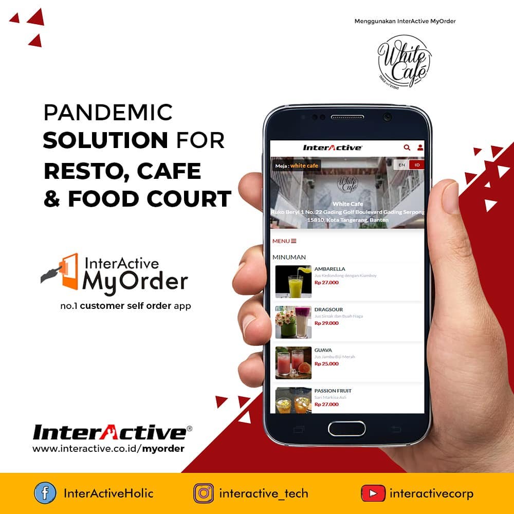 Klien InterActive MyResto Bisnis White Cafe
