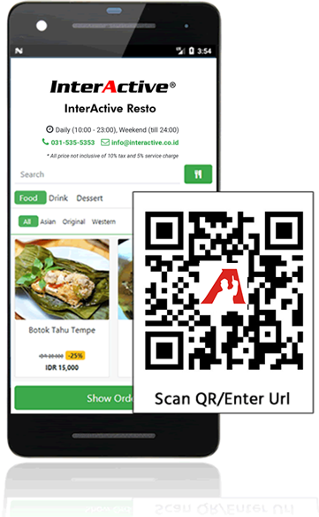 InterActive MyResto software kasir untuk bisnis Restoran, Cafe, Bar, Food Court, Bakery, Meat Shop, F&B Franchise, Karaoke, Take Away